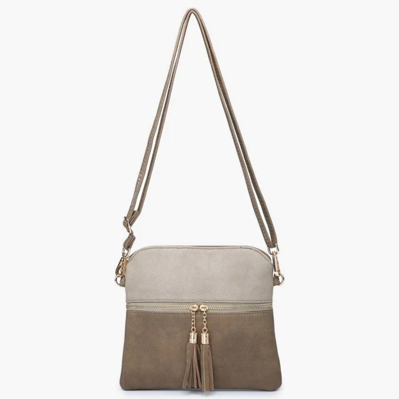 Tara Crossbody Khaki/Lt. Khaki